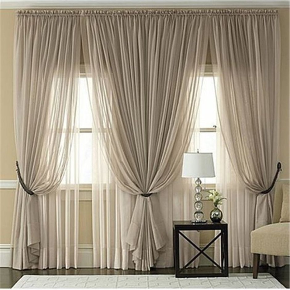 Шторы в гостиную в современном