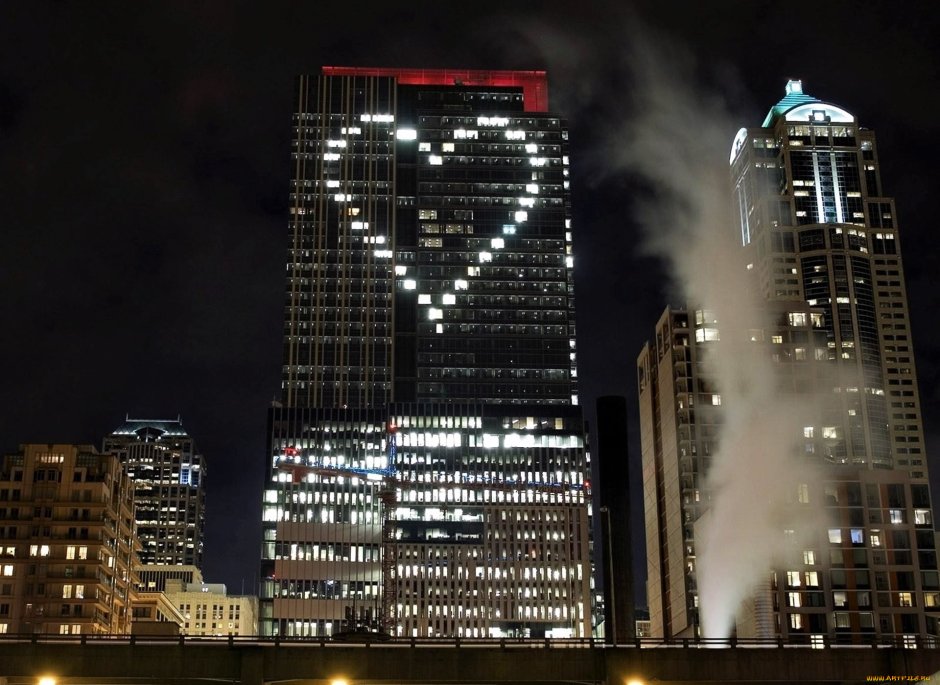 Сердце из окон