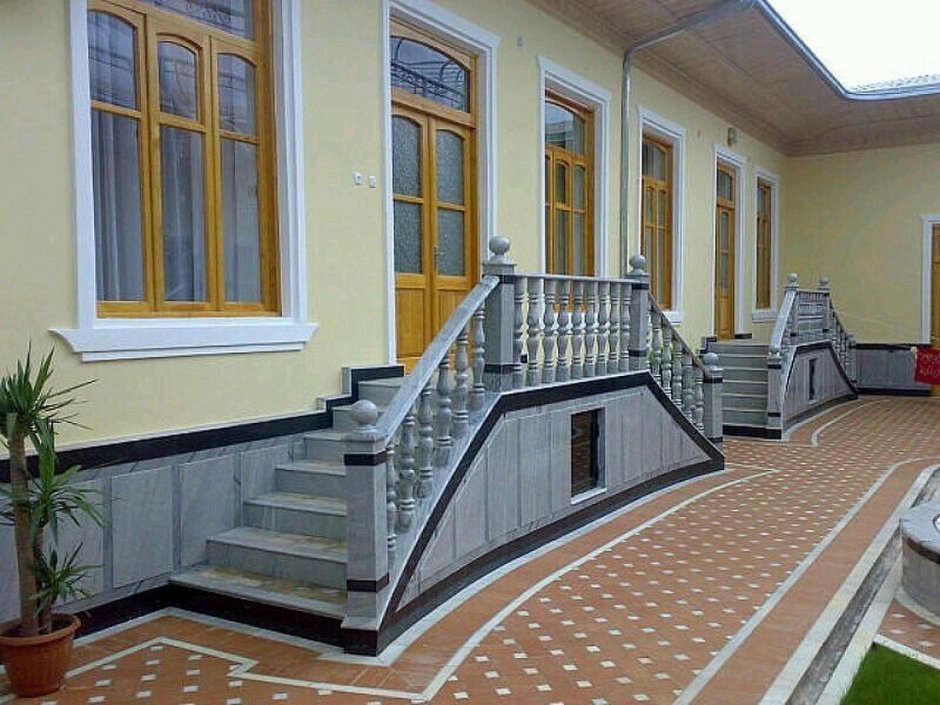 Травертин фасад Узбекистан Андижан