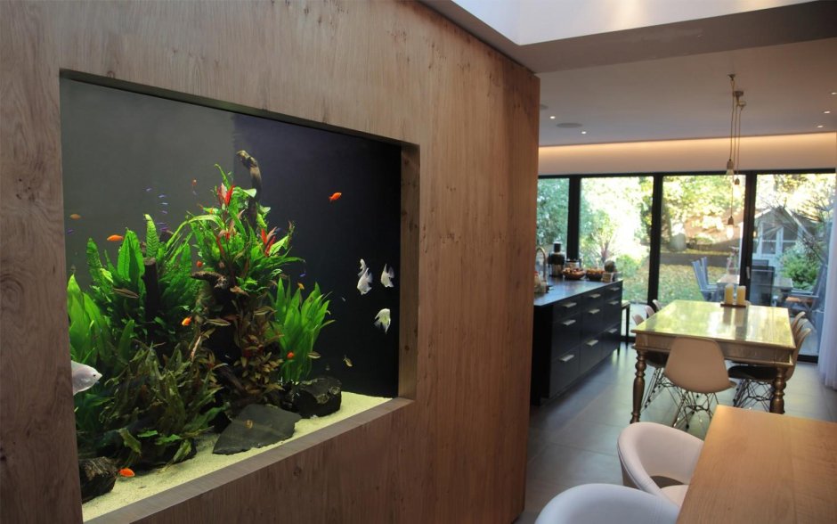 Аквариум в интерьере