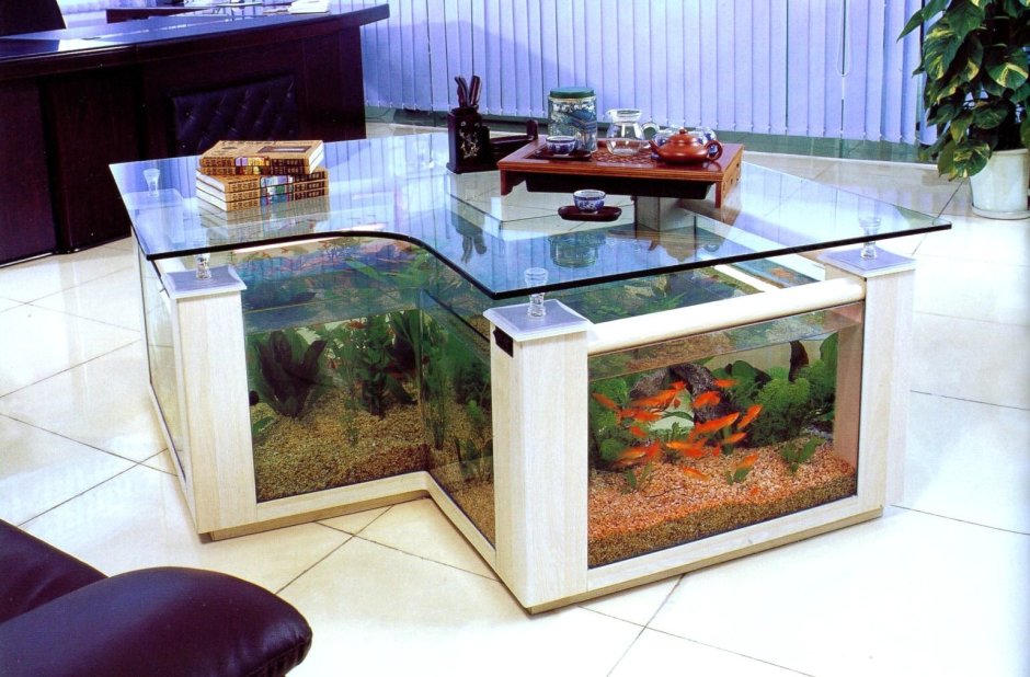 Аквариум в интерьере