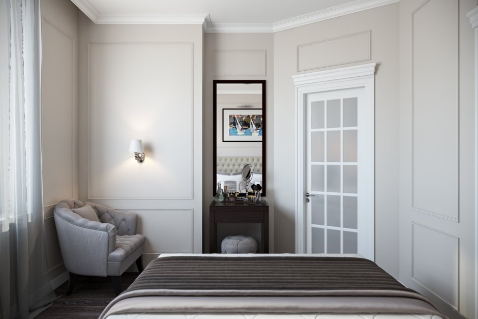 Маленькие спальни американская классика