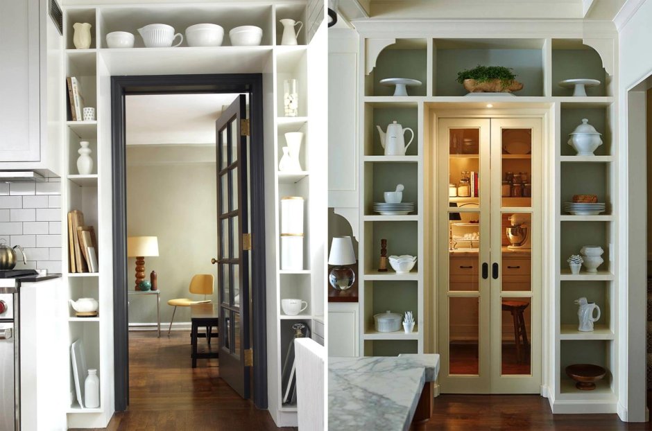 Маленькая кухня в нише