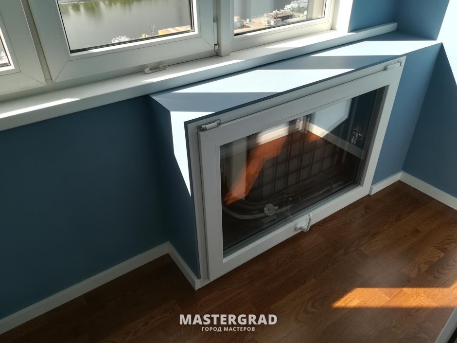 Короб для кондиционера на лоджии