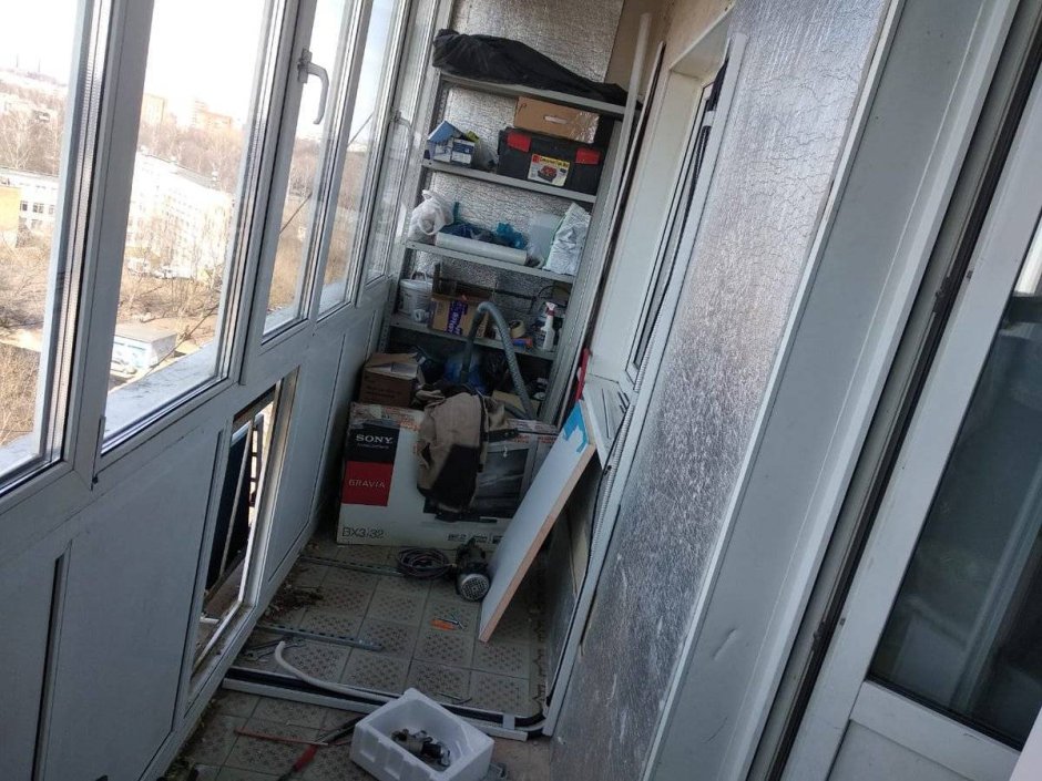 Монтаж кондиционера на балконе