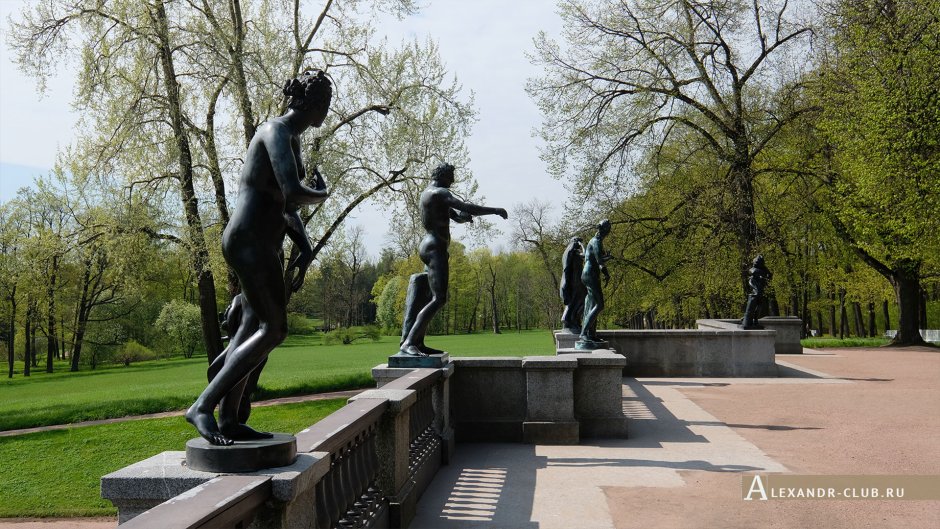 Екатерининский парк гранитная терраса