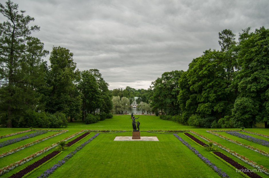 Гранитная терраса в Царском селе