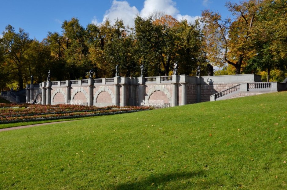 Пушкин. Екатерининский парк. Гранитная терраса