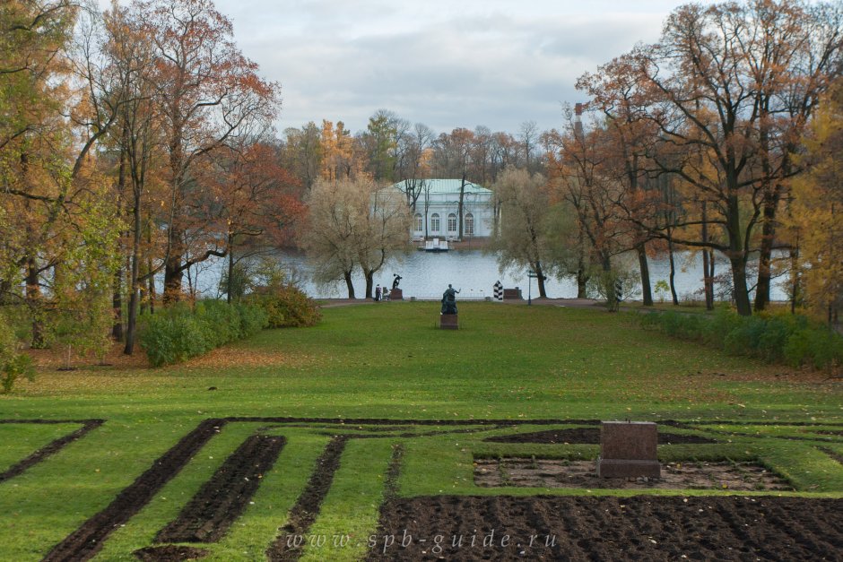 Пушкин. Екатерининский парк. Гранитная терраса