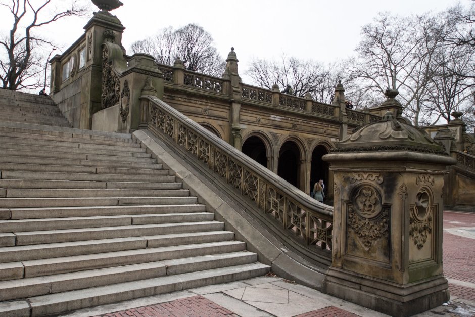 Терраса Бетесда Центральный парк Нью Йорк