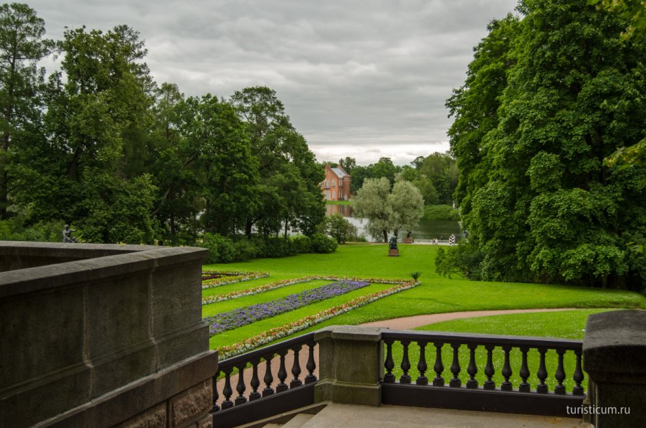 Царское село парк гранитная терраса