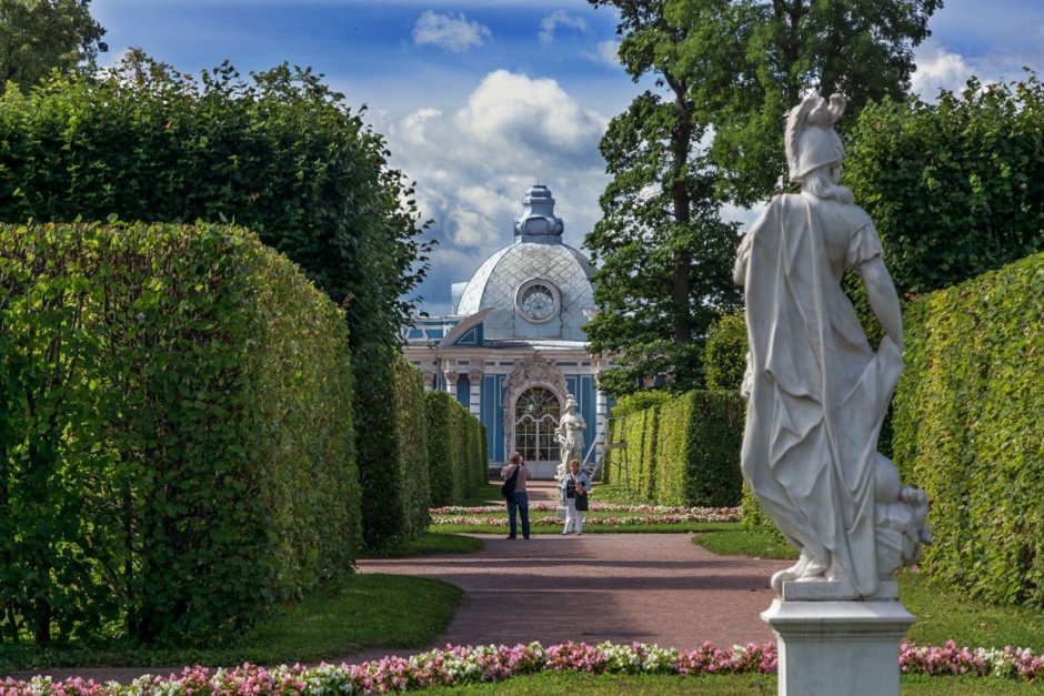 Регулярный сад Екатерининского парка