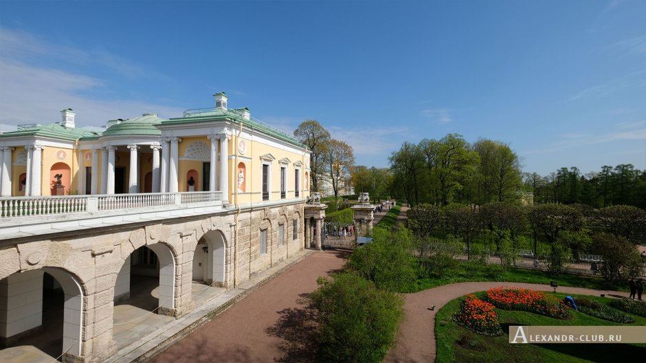 Царское село висячий сад Камеронова галерея