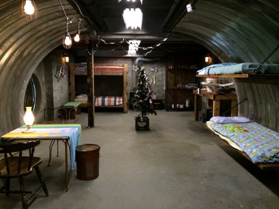 Sheltered House Underground подземный бункер Shelter Bunker Refuge