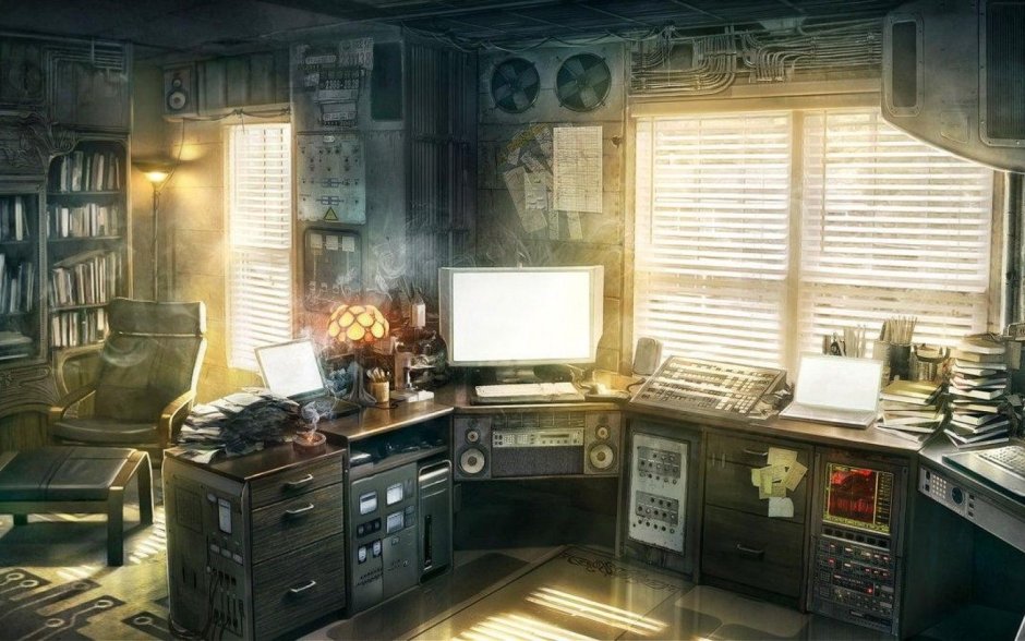 Комната в стиле постапокалипсис