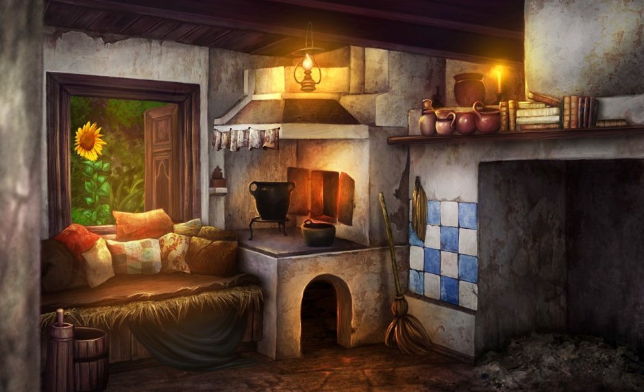 Сказочный домик внутри