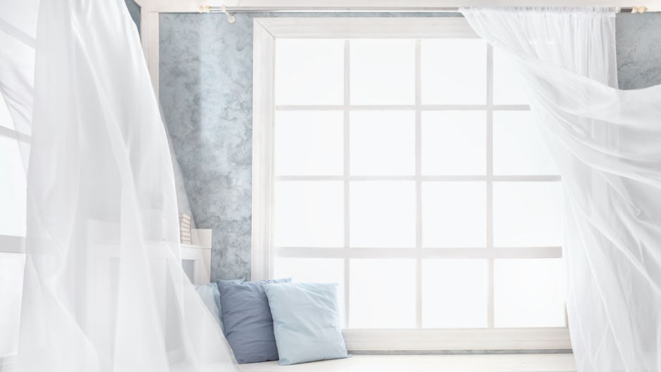 Белые занавески
