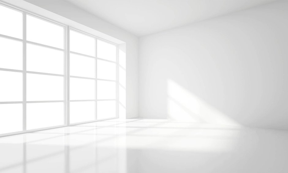 Пустая белая стена