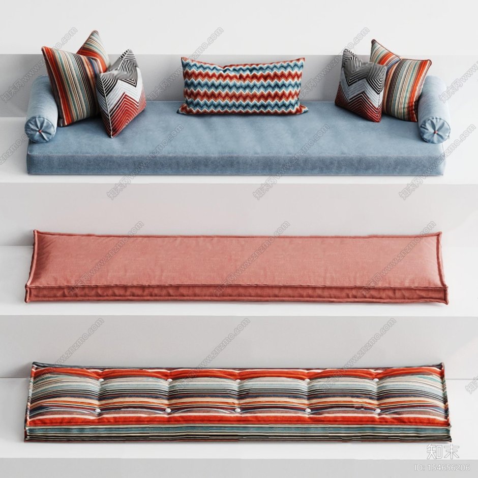 Длинные подушки на подоконник