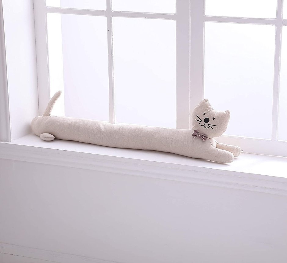 Подушка на окно от сквозняка