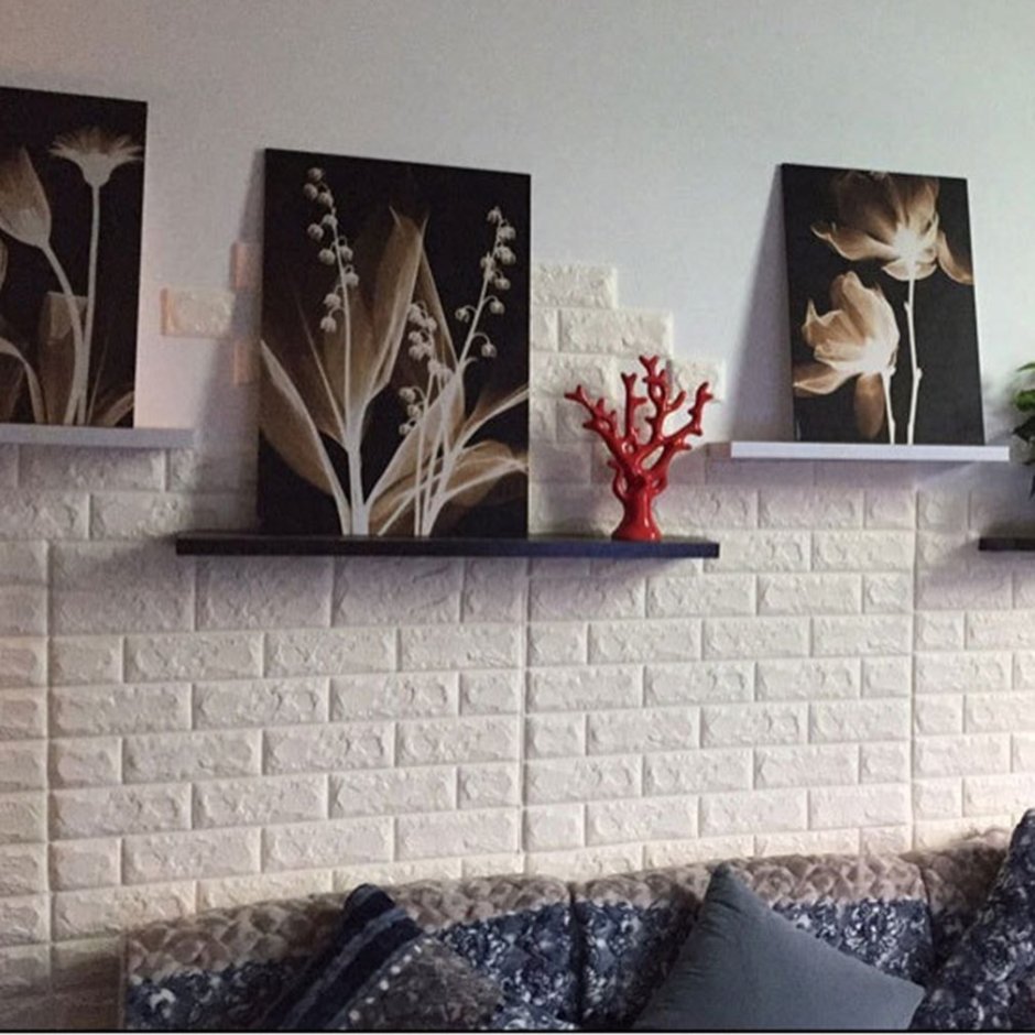 Декор кирпичной стены