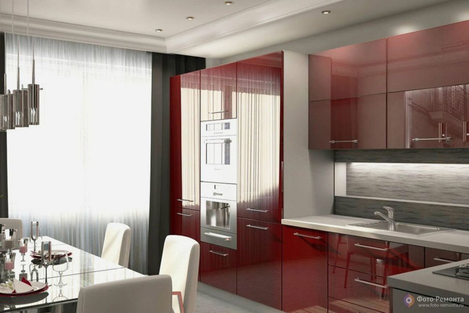 Интерьер обычной кухни