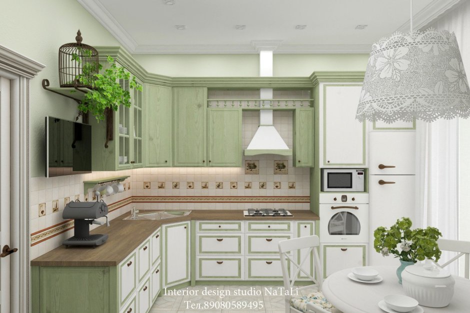 Кухня в стиле Прованс в доме п44