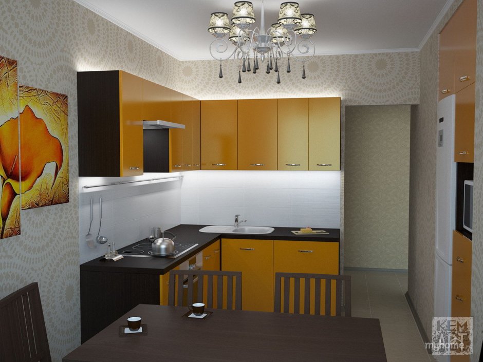 Кухня в панельной 9 этажке