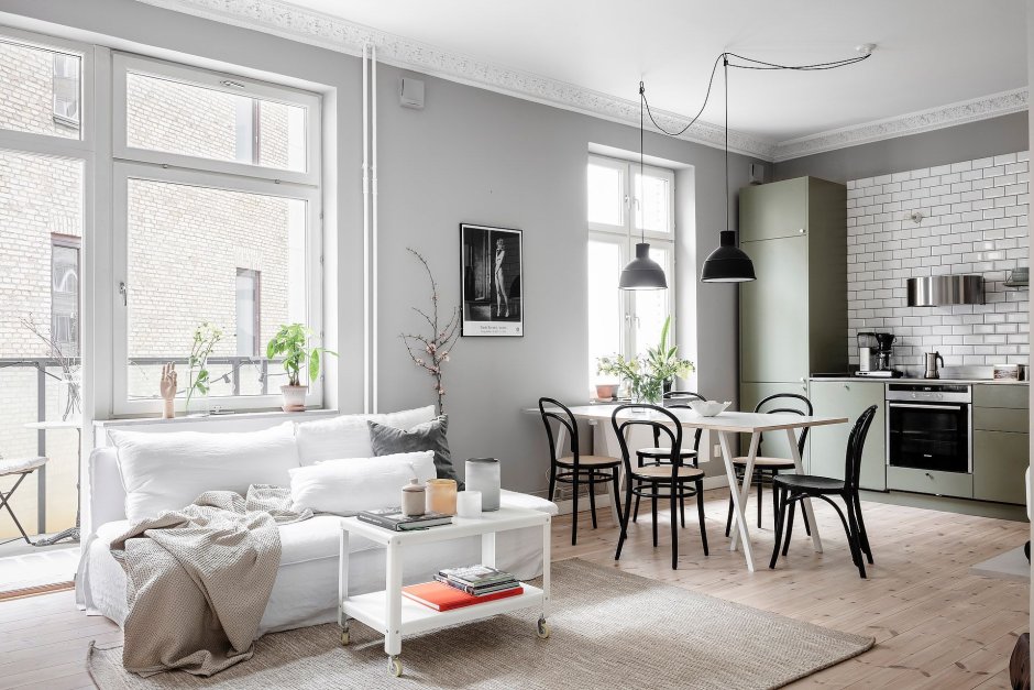 Сканди стиль в интерьере