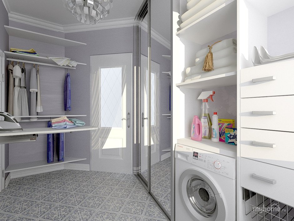 Шкаф в постирочной