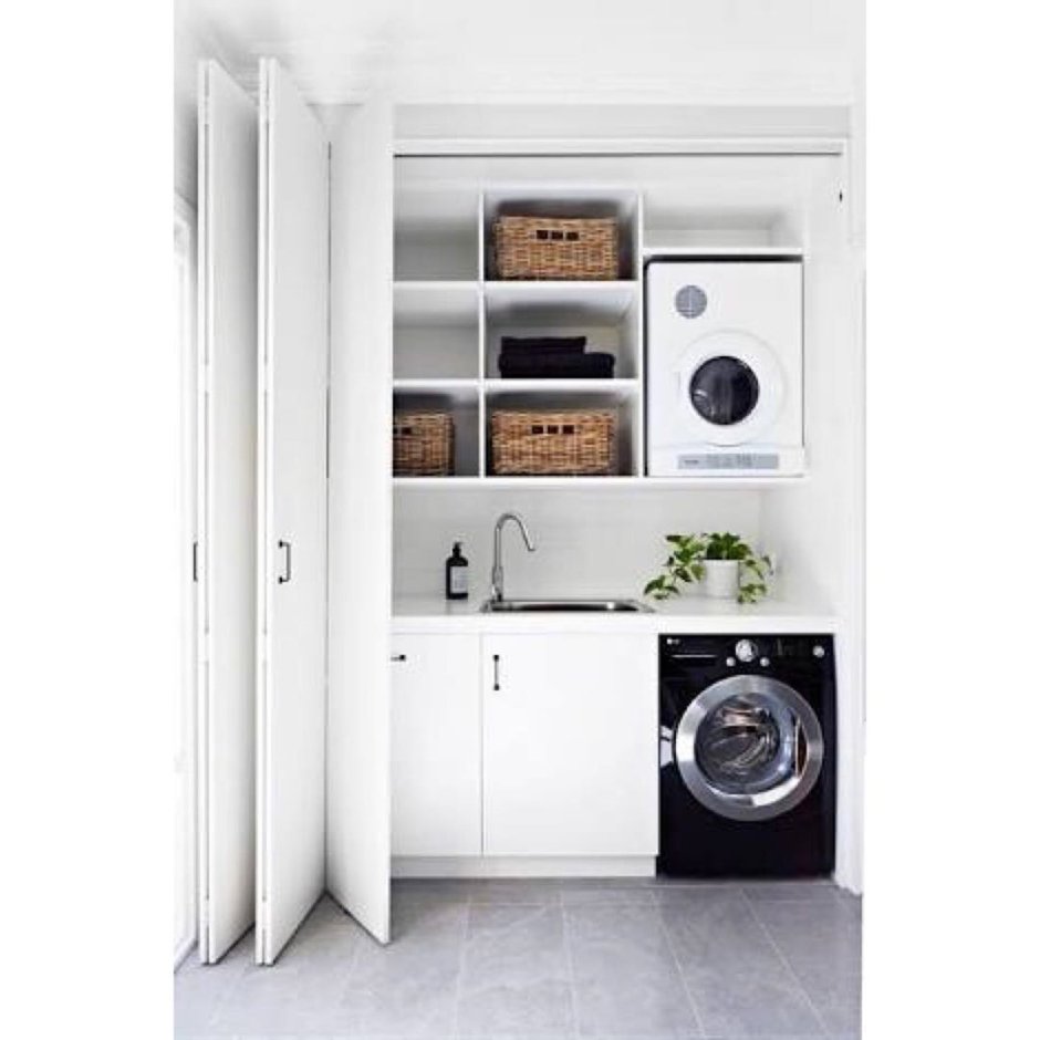 Ванная со стиральной и сушильной машиной