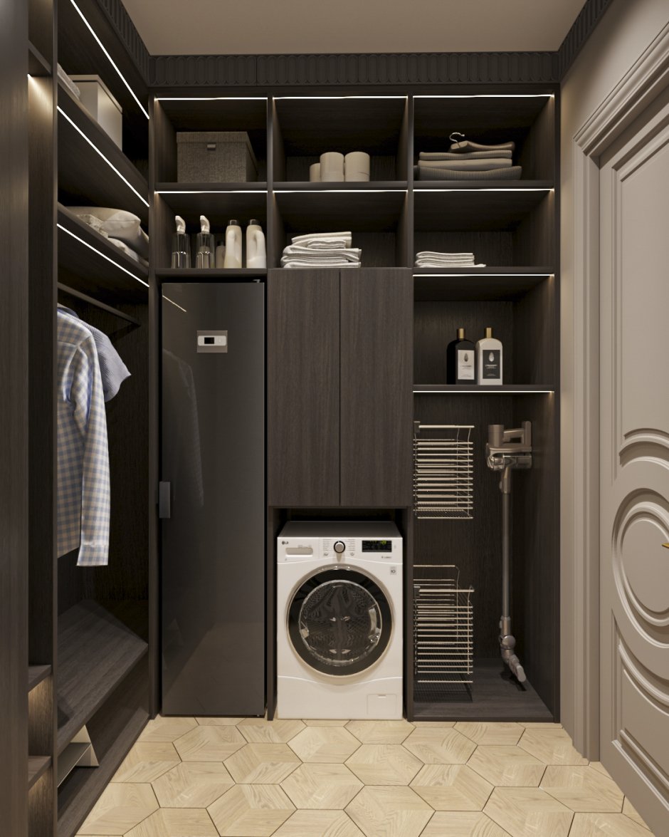 Санузел стиральная сушильная машина 4кв