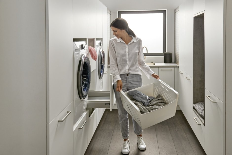 Постирочная кладовая комната