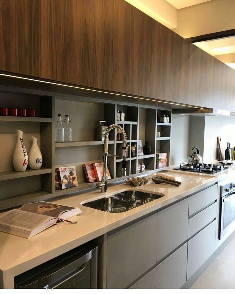 Сдвижной фартук на кухне