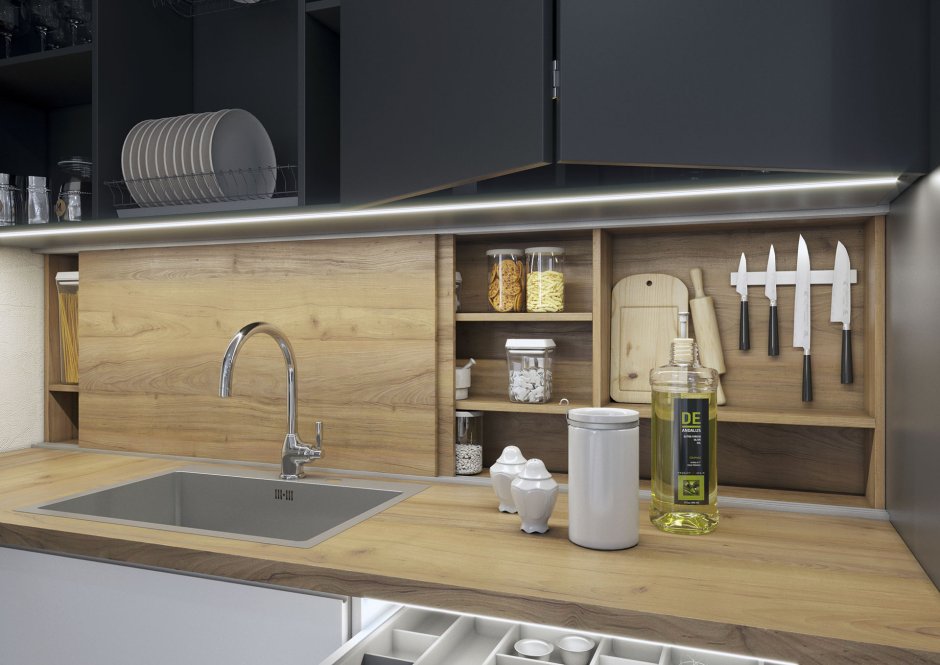 Hettich Slide line кухня