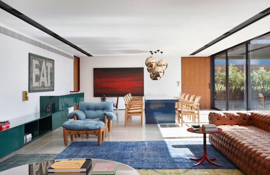 Гостиная в стиле Баухауз