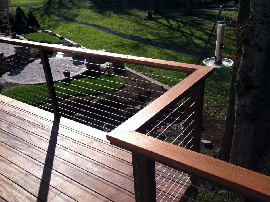 Ограждение террасы на крыше