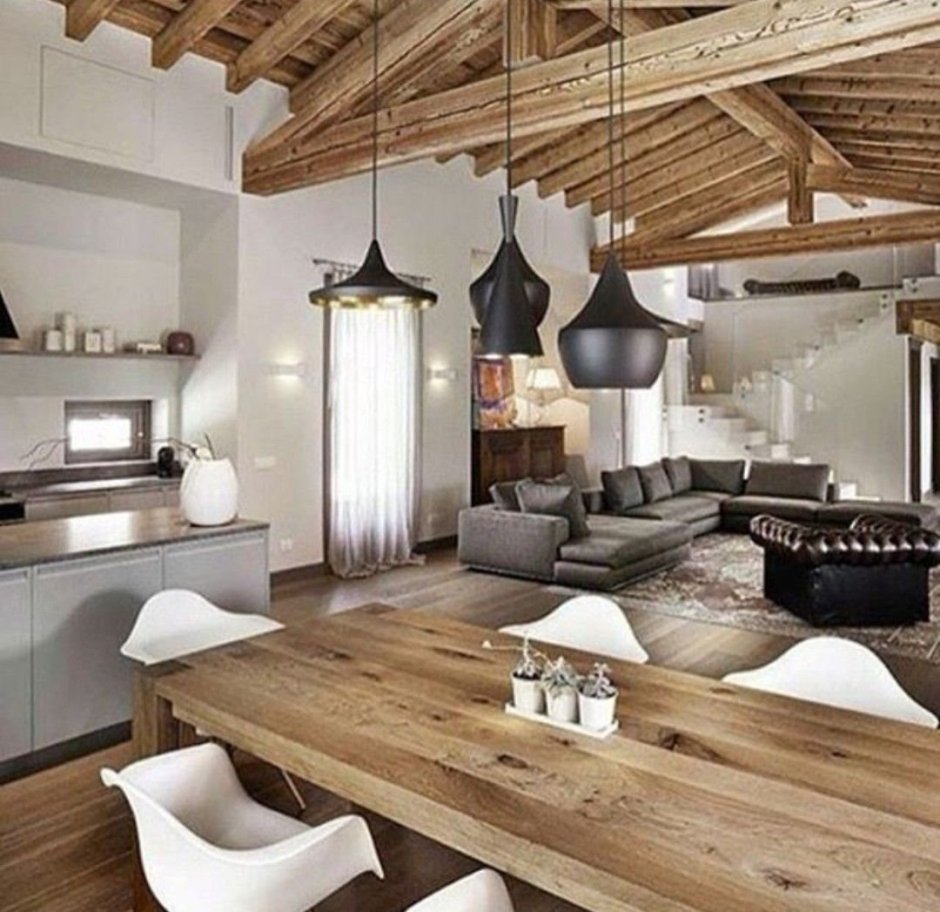 Интерьер Шале в современном стиле