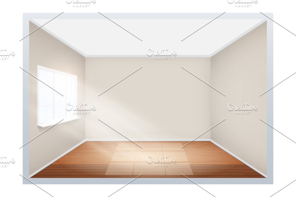 Пустая комната с окном