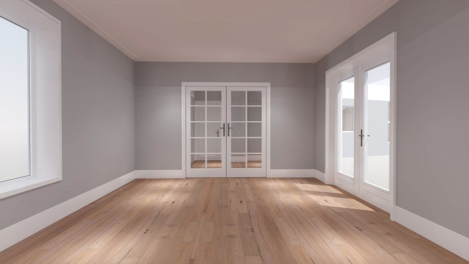 Пустая комната с окном