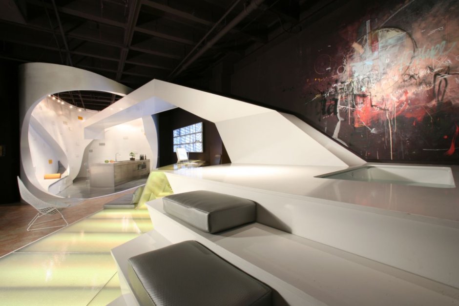 Зона отдыха футуризм