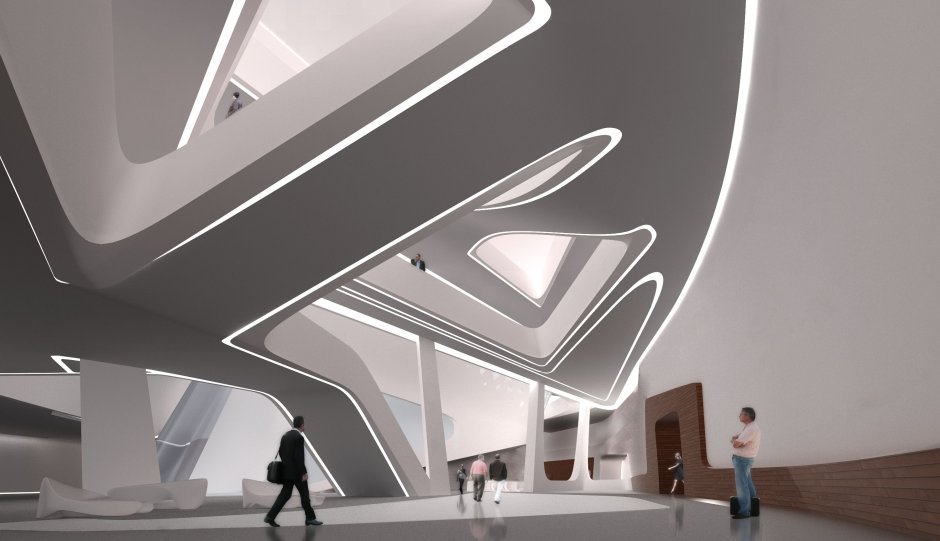 Футуризм архитектура Заха Хадид