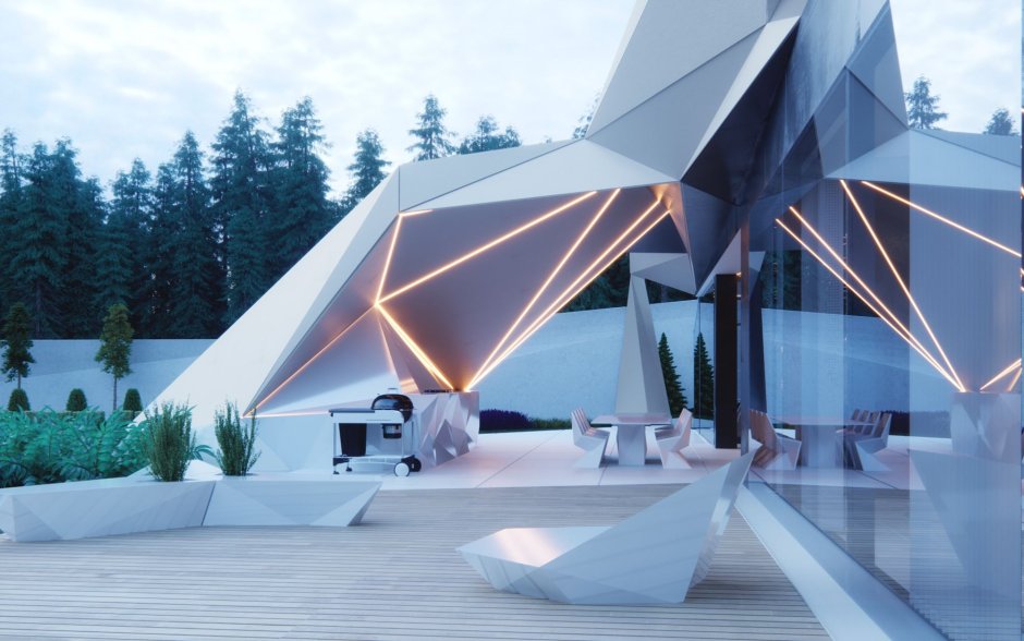 Нео футуризм в архитектуре дом