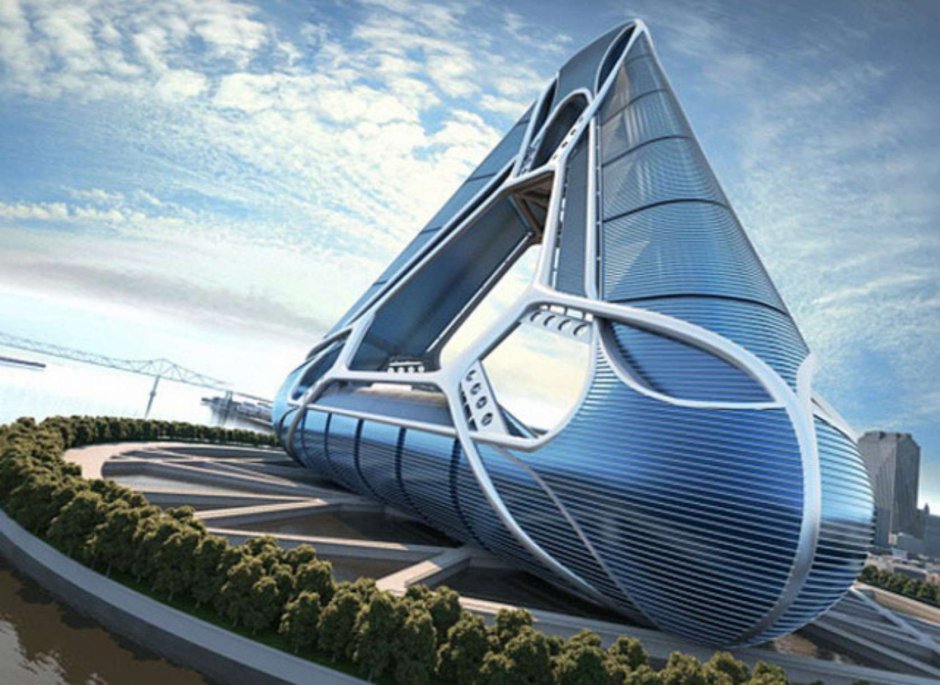 Биотек футуризм архитектура