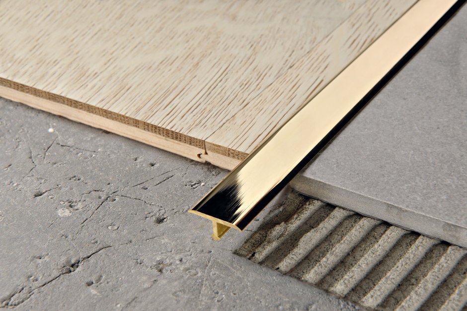 Профиль т-обр.латунь полир 26мм 2.7м PCROL 269