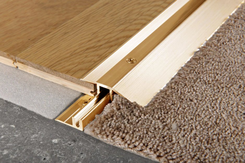 Профиль стыковочный разноуровневый анодированный