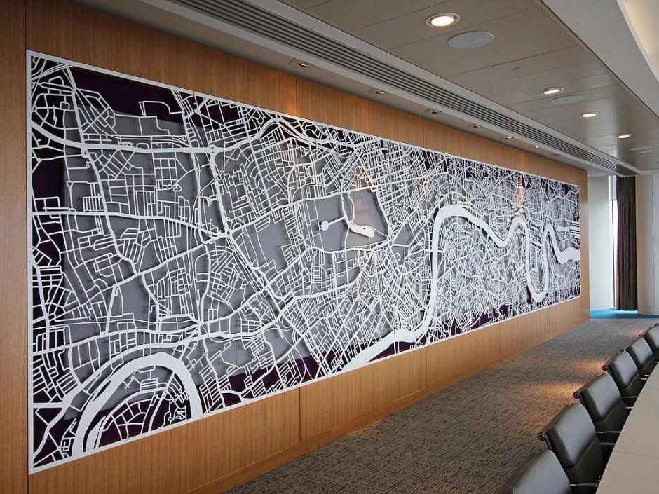 Лазерная панель в стиле Модерн