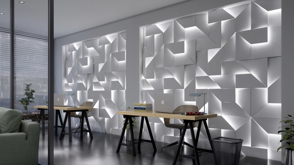 Гипсовая 3d панель "Омикс"