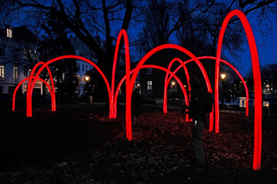 Световая арка для парка