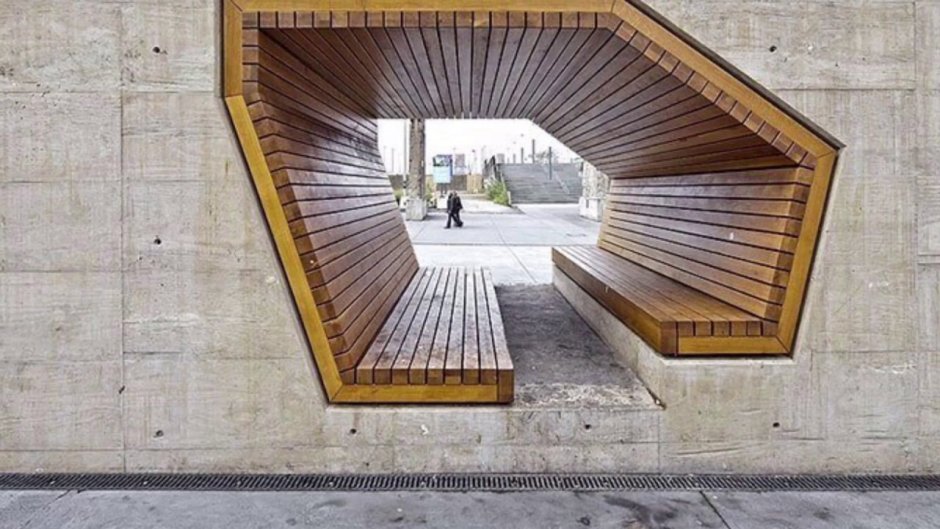 Необычные скамейки